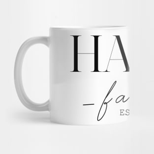 Hayes Family EST. 2020, Surname, Hayes Mug